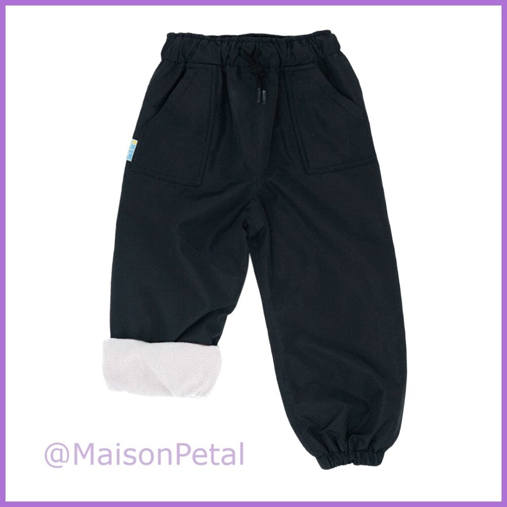 Waterproof Fleece-Lined Snow and Rain Pants for Kids